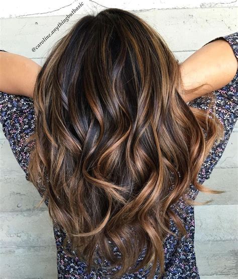 dark brown hair with brown balayage|shoulder length balayage brown hair.